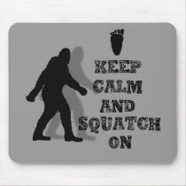 Retro Keep Calm and Carry On Sasquatch