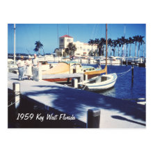 Retro Key West Florida Postcard