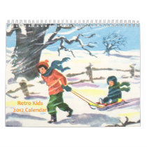 Retro Kids Calendar 2012