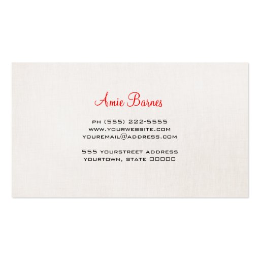 Retro Kissing Lips Makeup Artist Shimmery White Business Card Templates (back side)