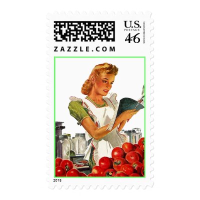 Retro Kitchen Colors on Great Retro Stamps With Vintage Mid Century Colors And Style Straight