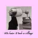 Retro Kitchen Fridge Magnet~60s Beehive Hairdo magnet