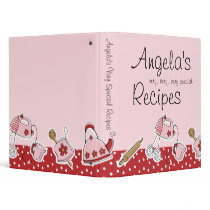 Retro Kitchen Recipe Binder