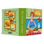 Retro kitchen scene binders