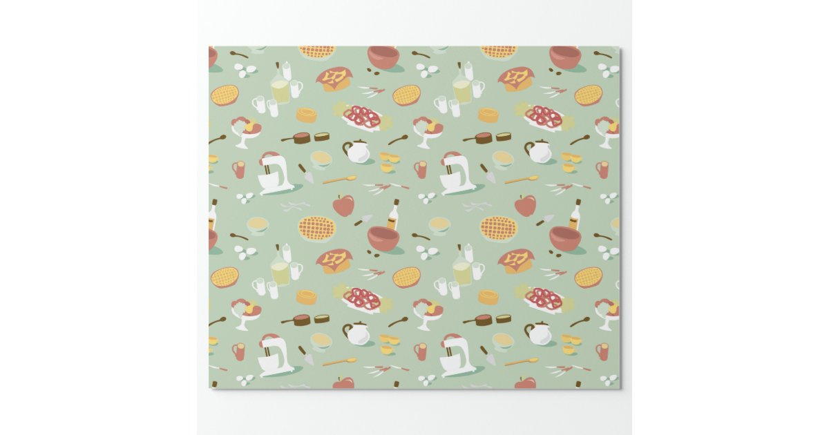 kitchen design wrapping paper