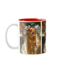 Retro Kitsch Hot Dog Statue Coffee Mugs