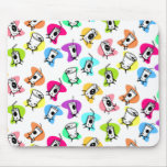 Retro Kitsch Soda People Boomerangs mousepads
