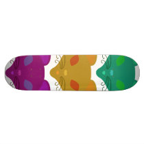 Retro Kitty Trio skateboards by JaZilla Retro Kitty Trio skateboards