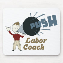 Retro Labor Coach Mousepads