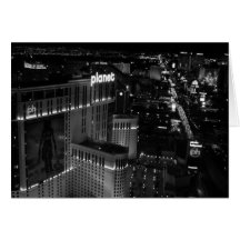 Retro Las Vegas Strip Card