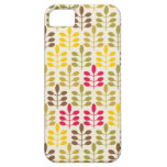 Retro leaves batik rustic boho chic nature pattern iPhone 5 cover