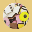 Retro Licorice Candy Christmas Ornament