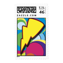 Retro Lightning stamps
