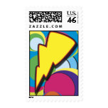 Retro Lightning Stamp