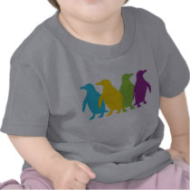 Retro Little Penguins t-shirts