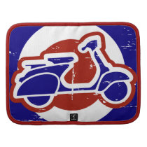 Retro look aged effect  mod target and scooter planner