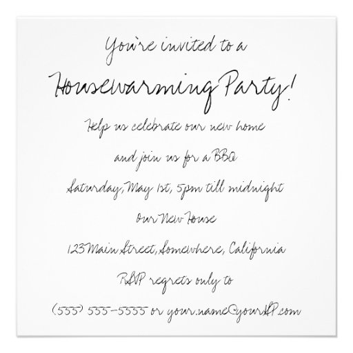 Retro Love and Romance Housewarming Party Invites