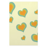 Retro Love Hearts for Valentines Day stationery