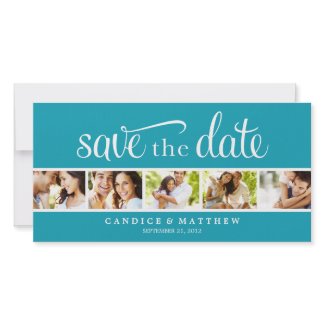 RETRO LOVE | SAVE THE DATE ANNOUNCEMENT photocard