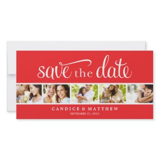 RETRO LOVE | SAVE THE DATE ANNOUNCEMENT photocard