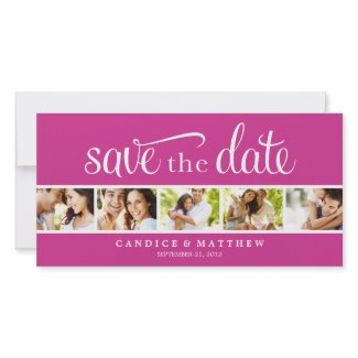 RETRO LOVE | SAVE THE DATE ANNOUNCEMENT photocard