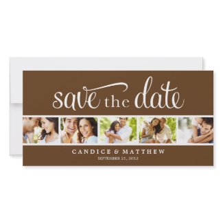 RETRO LOVE | SAVE THE DATE ANNOUNCEMENT photocard