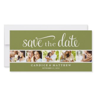 RETRO LOVE | SAVE THE DATE ANNOUNCEMENT photocard