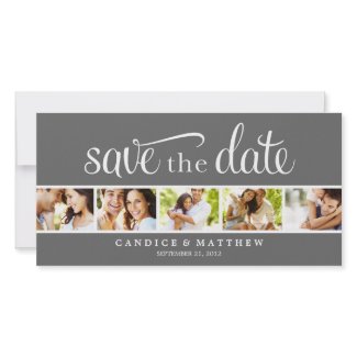 RETRO LOVE | SAVE THE DATE ANNOUNCEMENT photocard