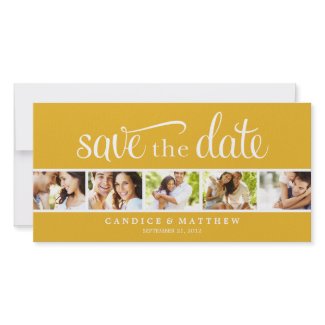 RETRO LOVE | SAVE THE DATE ANNOUNCEMENT photocard