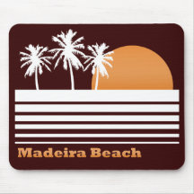 Retro Madeira Beach Mousepad