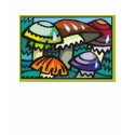 Retro Magic Mushrooms Tees t-shirts by naturetees Retro Magic Mushrooms Tees t-shirts