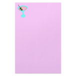 Retro Martini 2 Customized Stationery