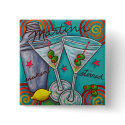 Retro Martini Button