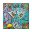 Retro Martini Magnet