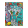 Retro Martini Post Card