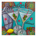 Retro Martini Poster by Lisa Lorenz posters