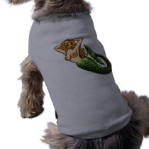 Retro Mermaid pet clothing by opheliasart Retro Mermaid pet clothing