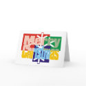 Retro Merry Christmas Card