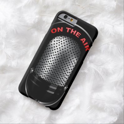 Retro Microphone On The AIr Sign Barely There iPhone 6 Case