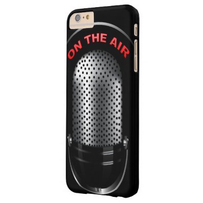 Retro Microphone On The AIr Sign Barely There iPhone 6 Plus Case
