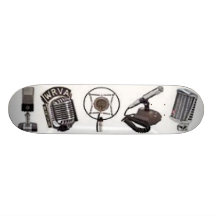 RETRO MICROPHONE SKATEBOARD DECKS