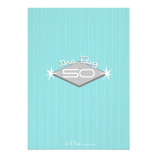 Retro Milestone Birthday Party Photo Invitation