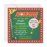 Retro Miniature Golf Party Invitation