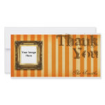Retro Mirror Thank You Cards Personalized Photo Card