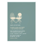 Retro Mod Perfect Chair Pair Eames Wedding Invite