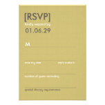 Retro Mod Perfect Chair Pair Eames Wedding RSVP Personalized Announcements at Zazzle