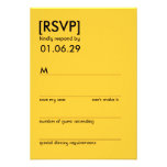 Retro Mod Perfect Chair Pair Eames Wedding RSVP Custom Invitation
