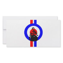 Retro Mod Rider New photo cards by Auslandesign Retro Mod Rider New photo cards