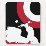 Retro Mod Scooter Mousepad