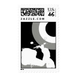 Retro Mod Scooter Stamp
